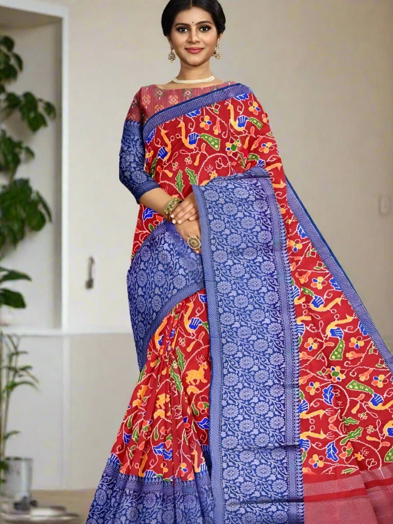 Shop the Latest Saree Collection below 2000 Rupees Kaladhar Saree Tagged red