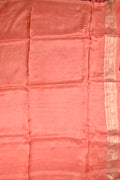 Dola silk saree red color with allover zari motive weaves, big zari wooven border, pallu and plain blouse